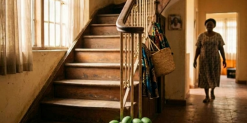 THE MANGOES AT THE FOOT OF THE STAIRS