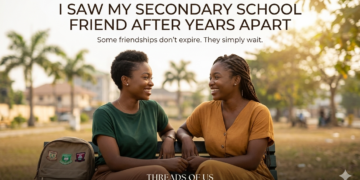 I SAW MY SECONDARY SCHOOL FRIEND AFTER YEARS APART